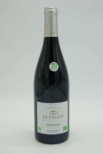 Vin rouge du Domaine ATTILON, Pinot noir